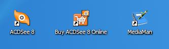 Icons on desktop