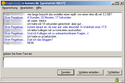 Anfrage eines Kollegen