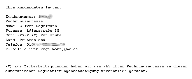 Kundendaten