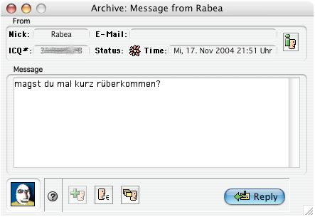 ICQ Screenshot