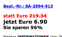 Sonderangebot